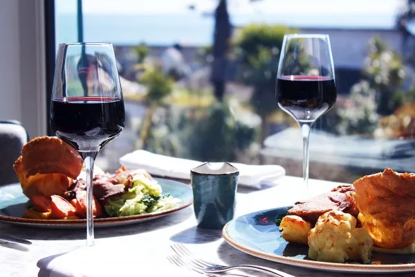 Sunday Lunch in Brasserie on the Bay