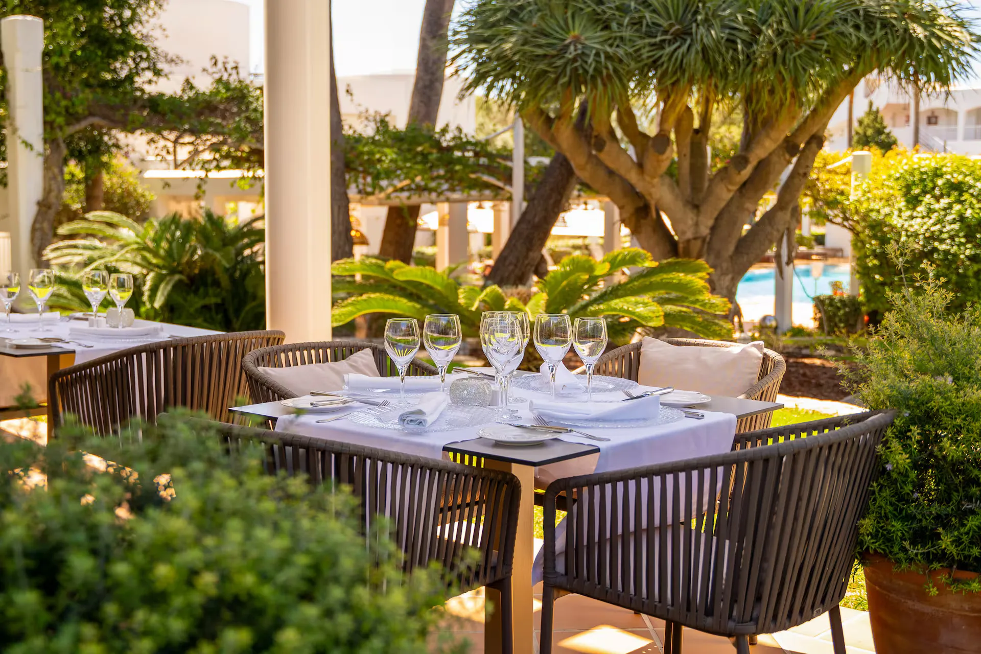 Dine at the   la carte restaurant