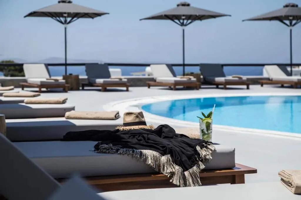 Relax by the serene outdoor pool