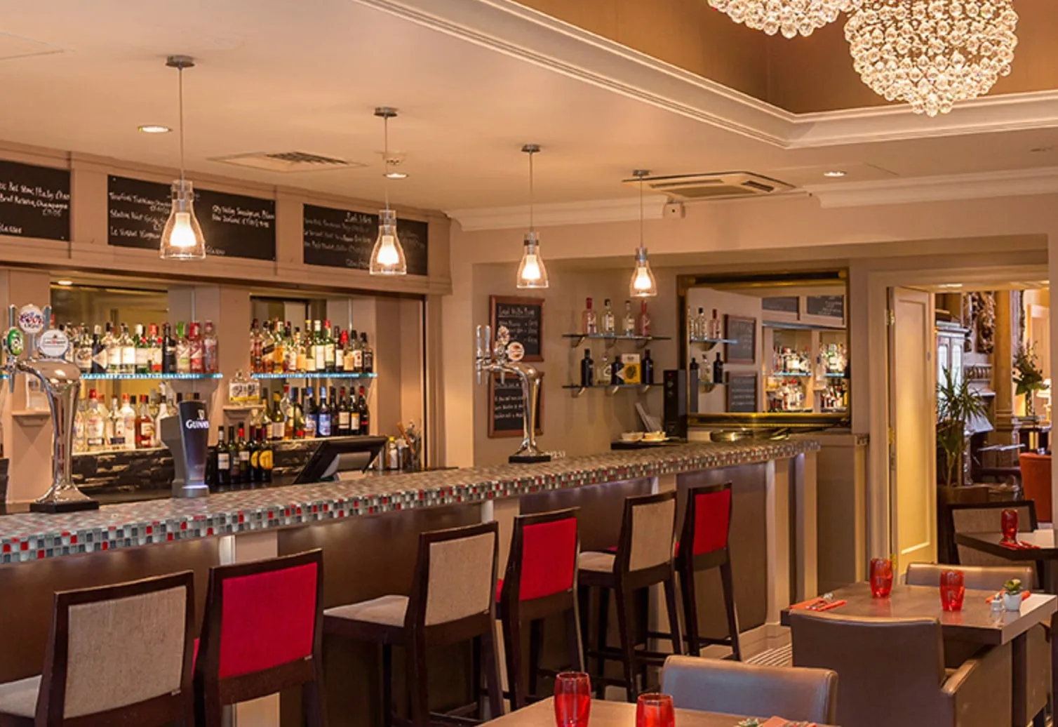 Enjoy a drink or two at the hotel bar