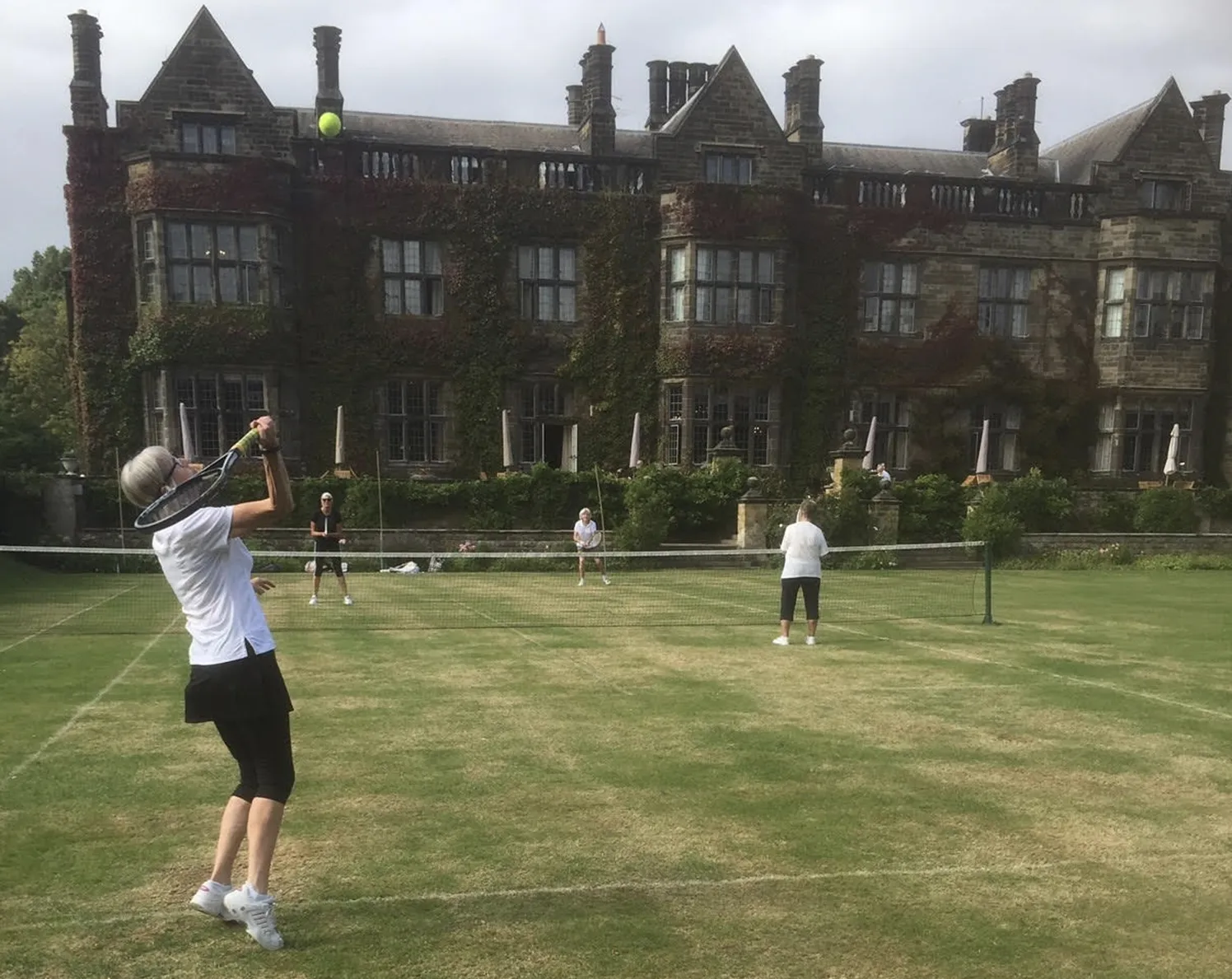 Stay active with a game of tennis