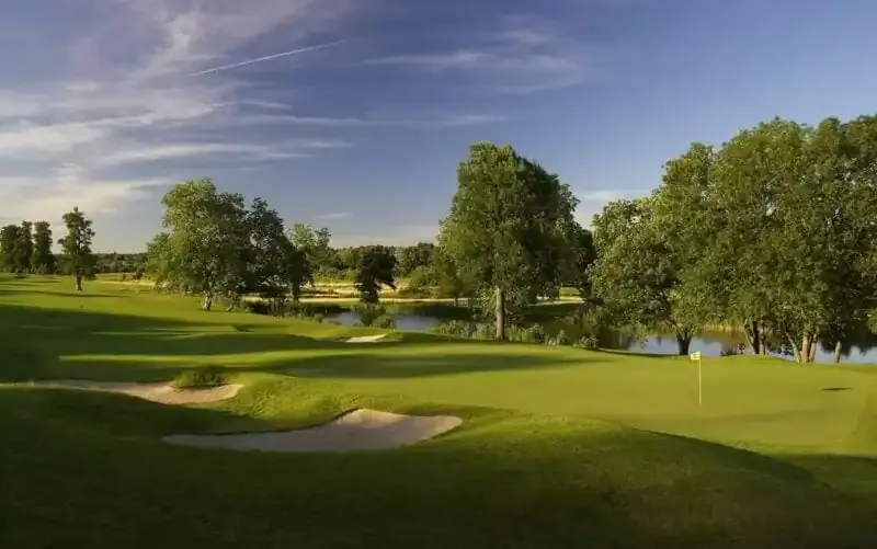 Tee off at the championship golf course