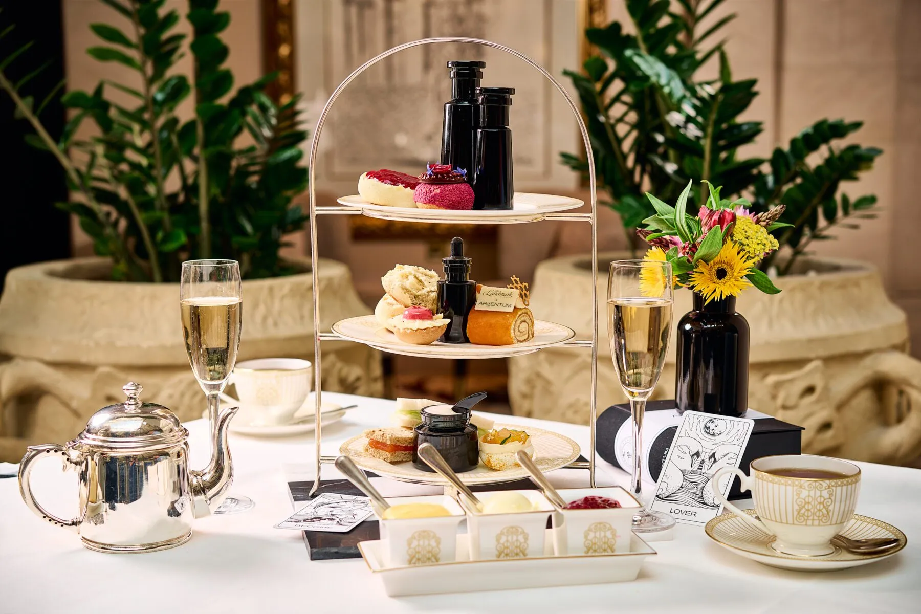 Indulge in Afternoon Tea beneath the palms