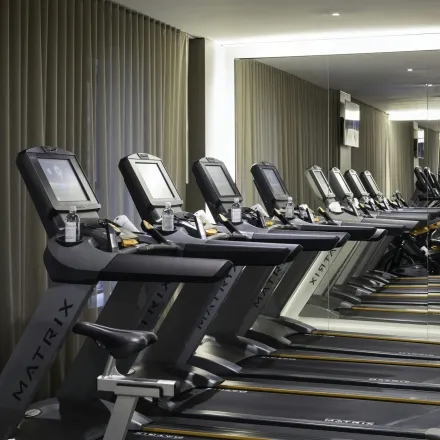 Stay strong and energised at the on site gym