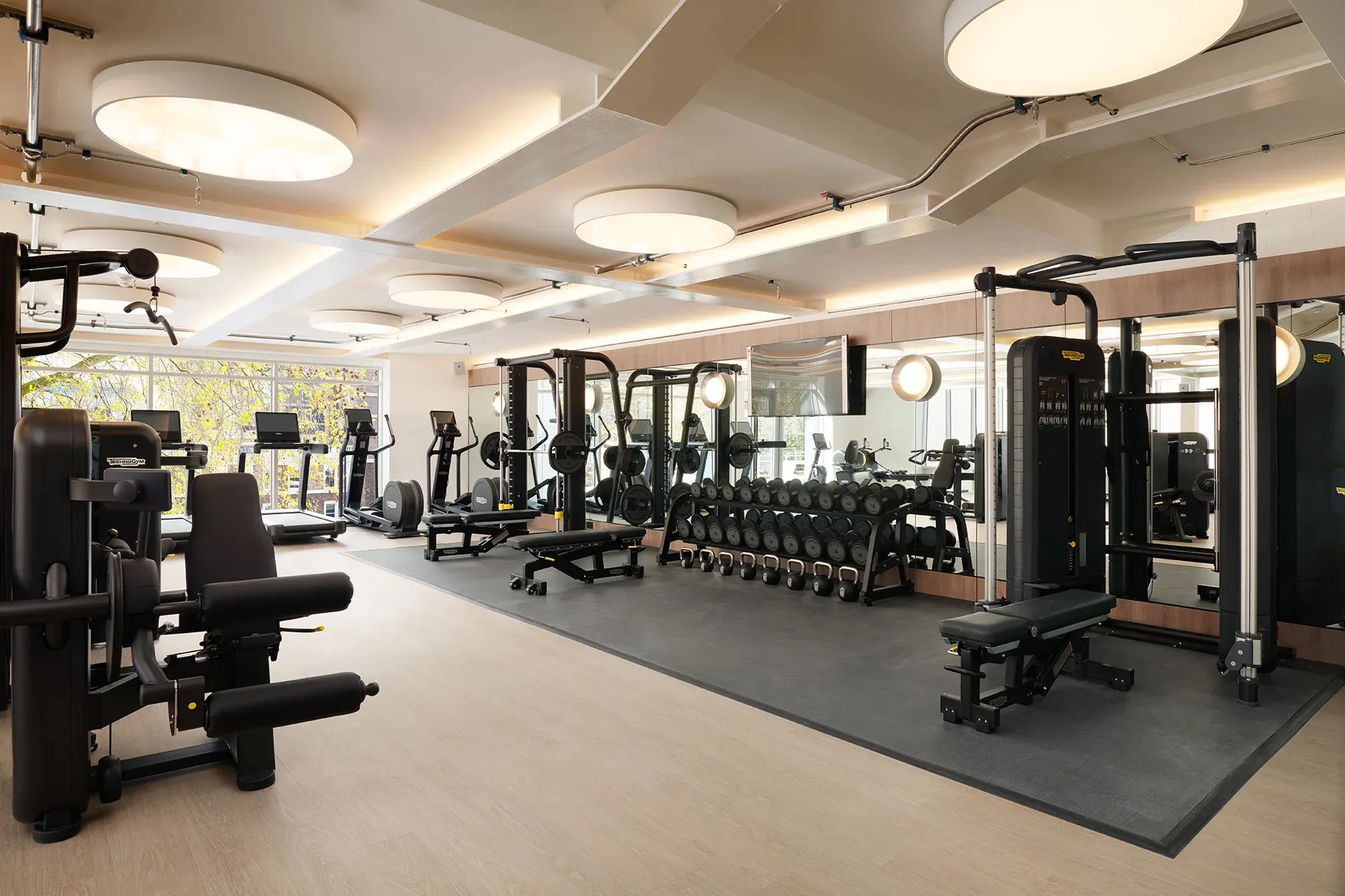 Never miss a workout during your stay