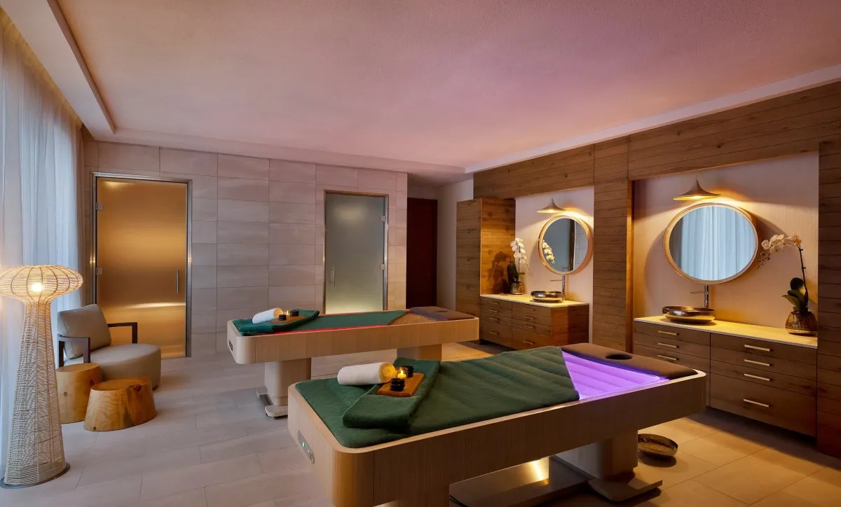 Book a massage or spa session on site