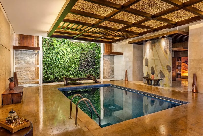 Indulge in the stunning on site spa