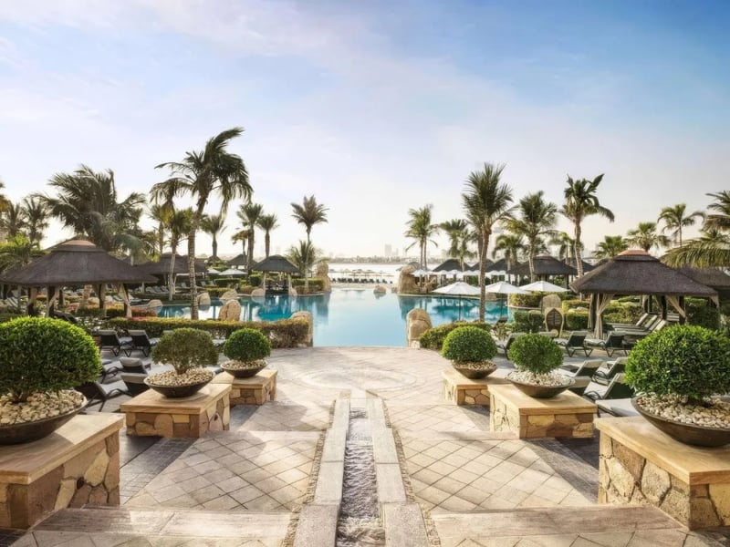 Enjoy one of six outdoor pools