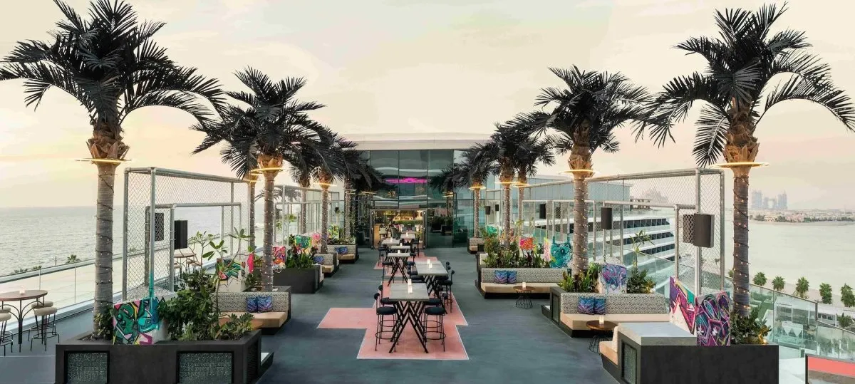 The Palm s only bar with panoramic views