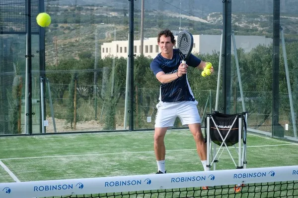 Test your padel skills with a game
