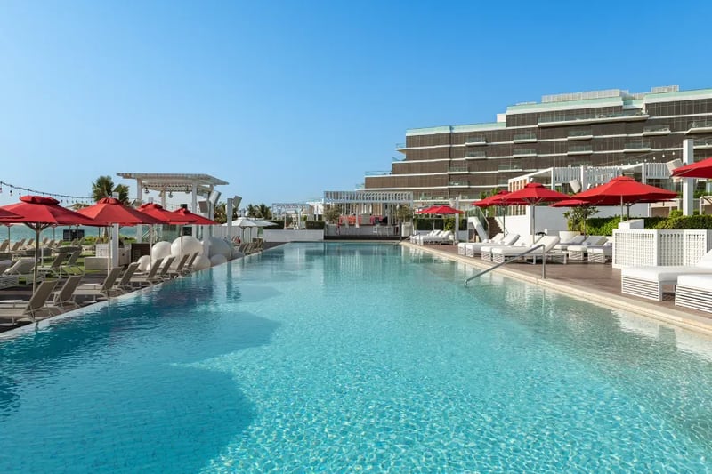Bask in the Arabian sunshine in the pool