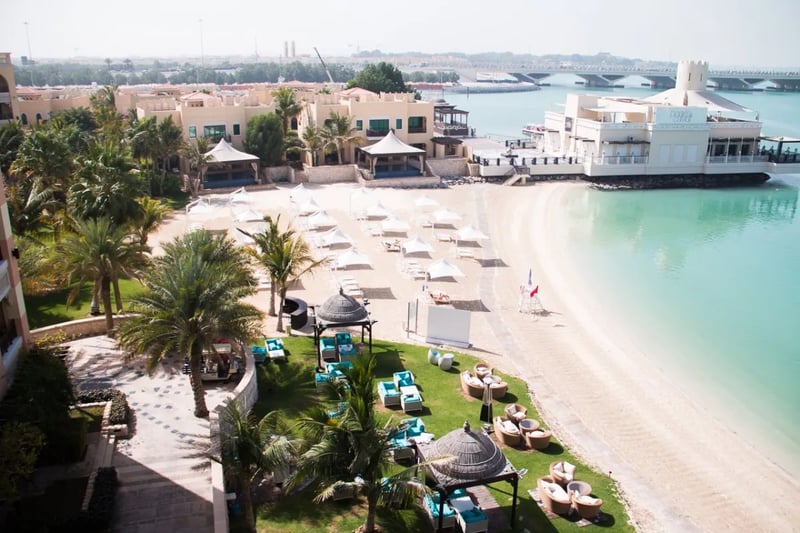 Bask in the Arabian sun on the beach