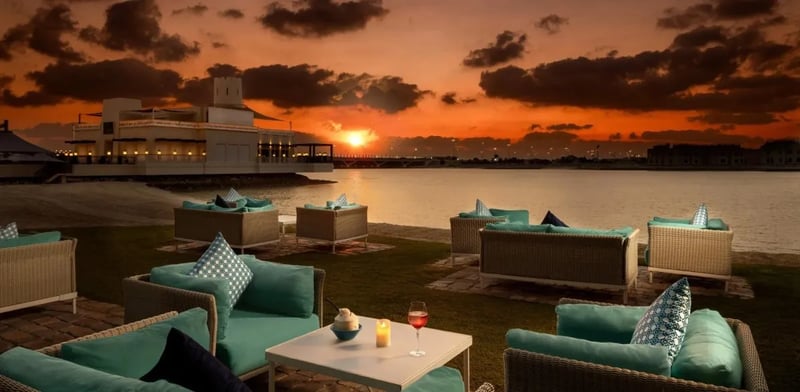 Take in stunning sunsets from the beach
