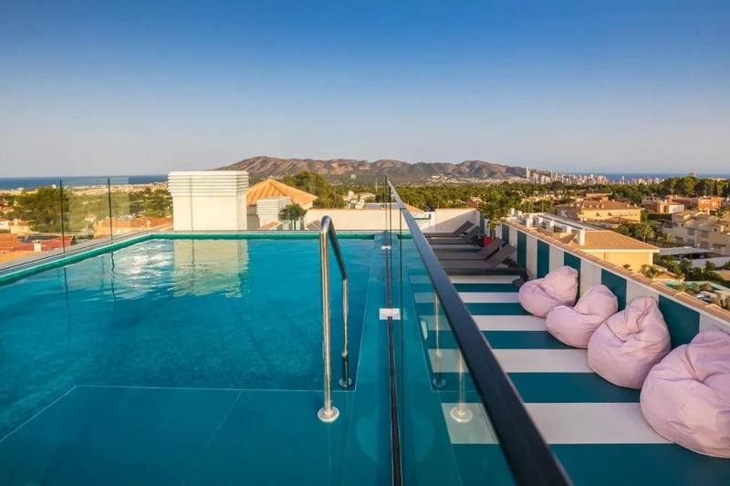 An adults only oasis with sea views