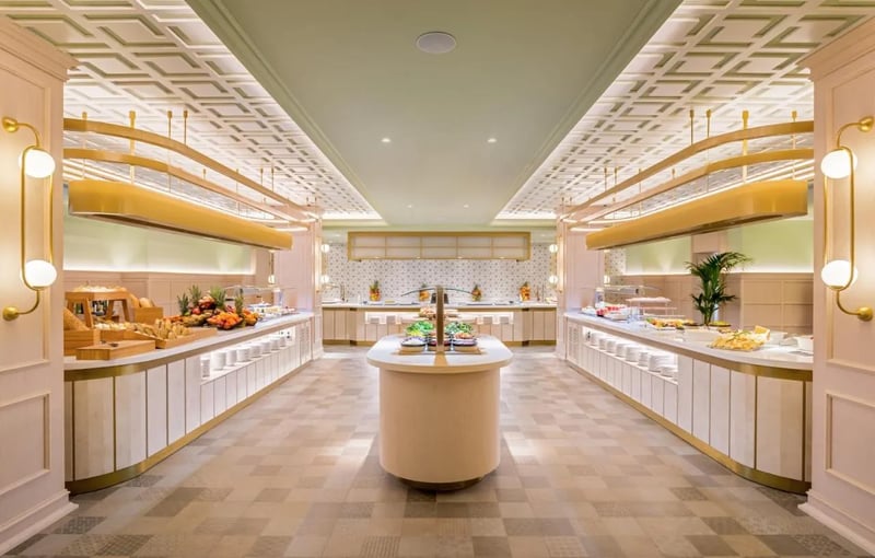 Med coast cuisine  buffet style