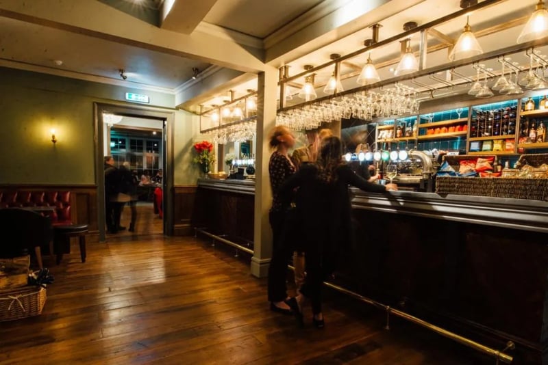 Enjoy a nightcap at the bar