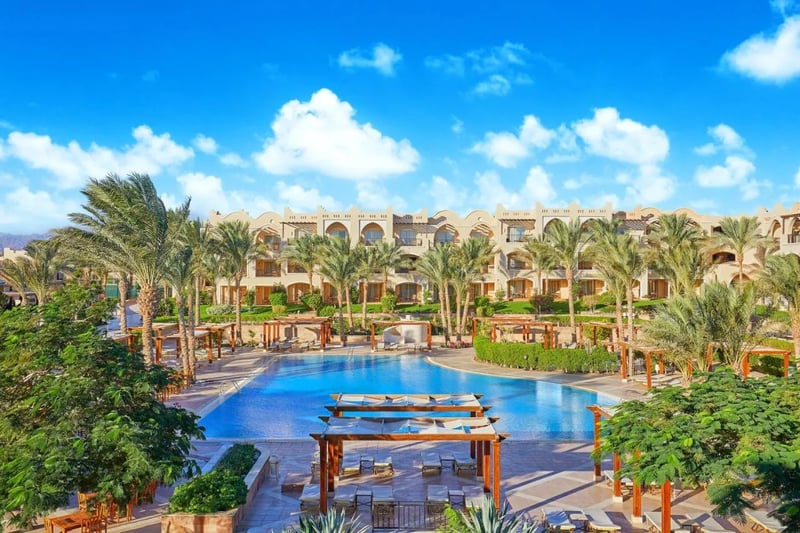 Relax around the pool