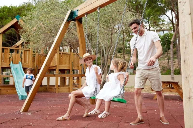 Fun for little ones in the playground