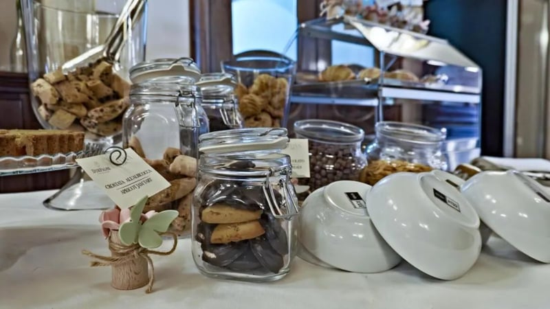 A range of breakfast options for guests