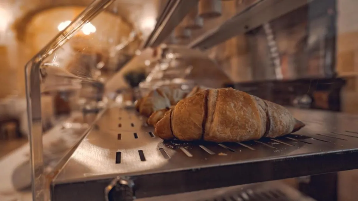 Fresh pastries served every morning
