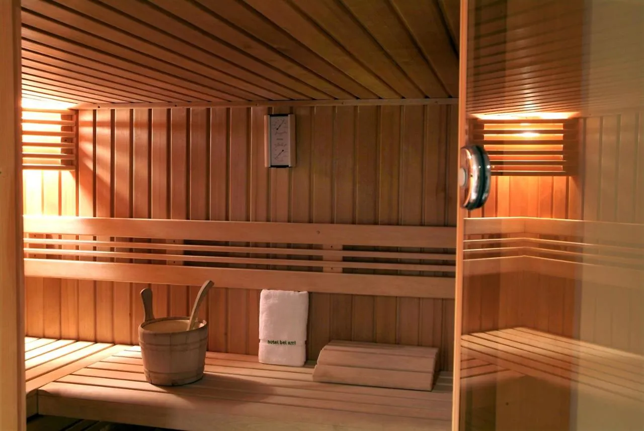 Unwind in the serene sauna