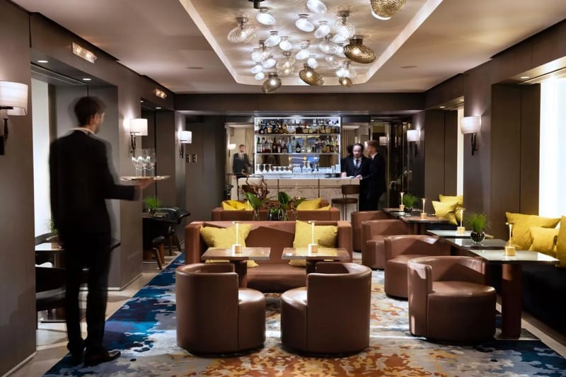 The hotel s own stunning bar