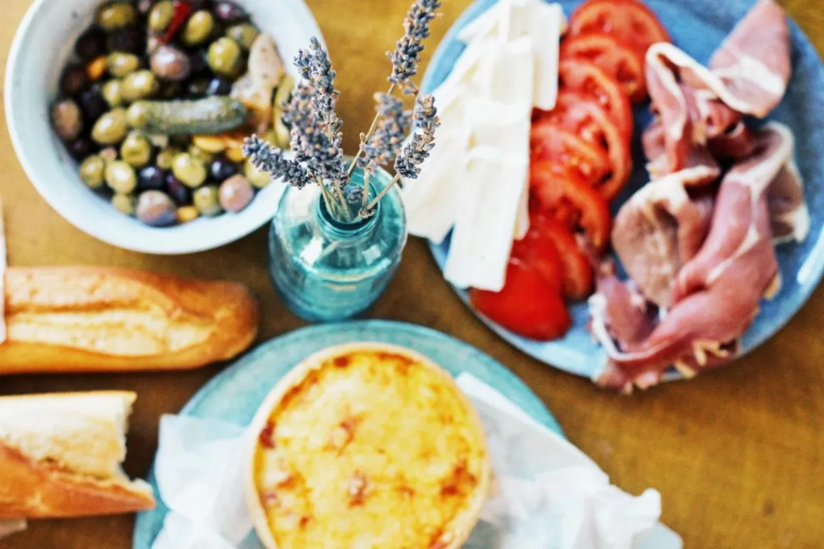 A range of breakfast items served daily