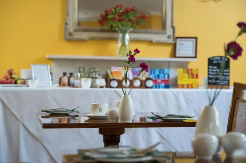 Breakfast is served daily to all guests