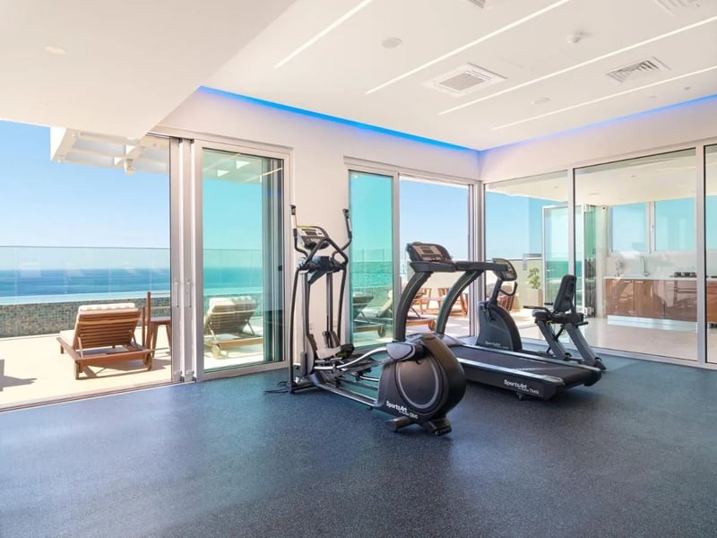 On site gym facilities