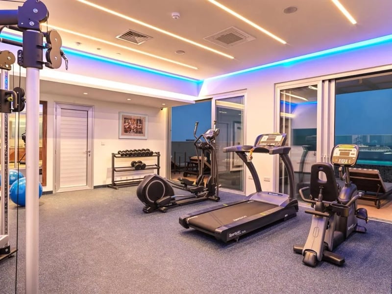 On site gym facilities
