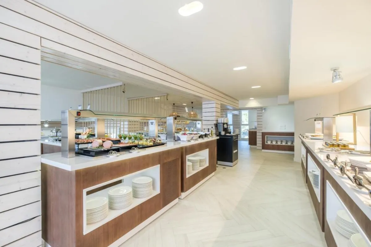 Enjoy a range of cuisines at the buffet
