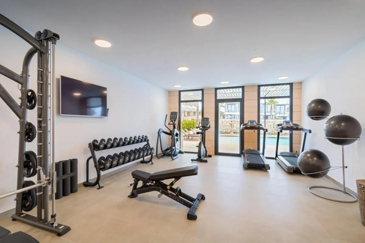 The gym is open daily to all guests