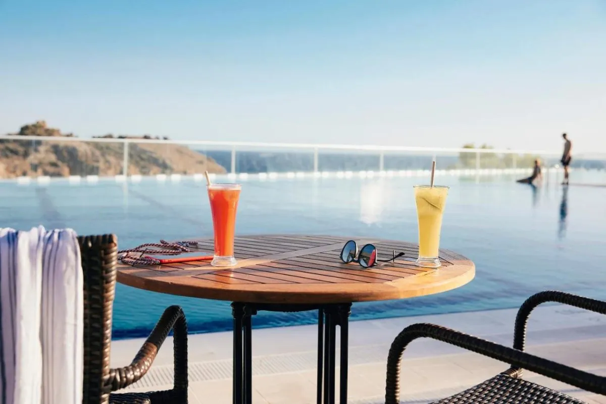 Sip and while away days by the pool