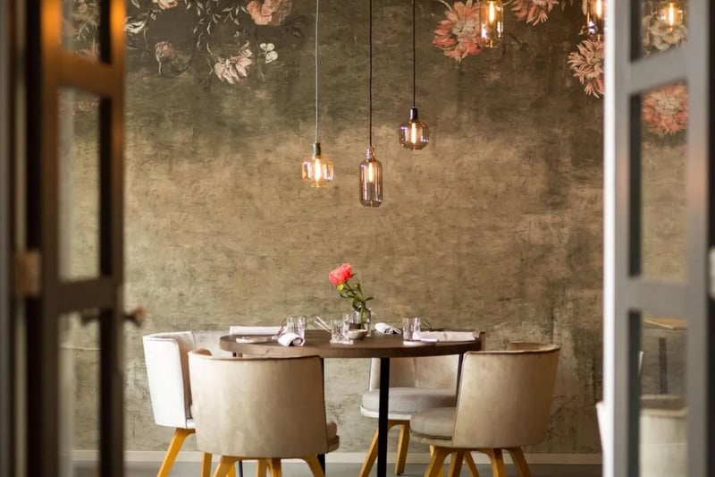 Delicious dishes in a chic environment