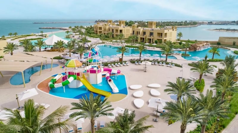 Family fun with slides and a play area
