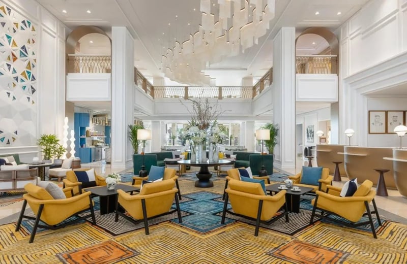 Enjoy a tea or coffee in French elegance