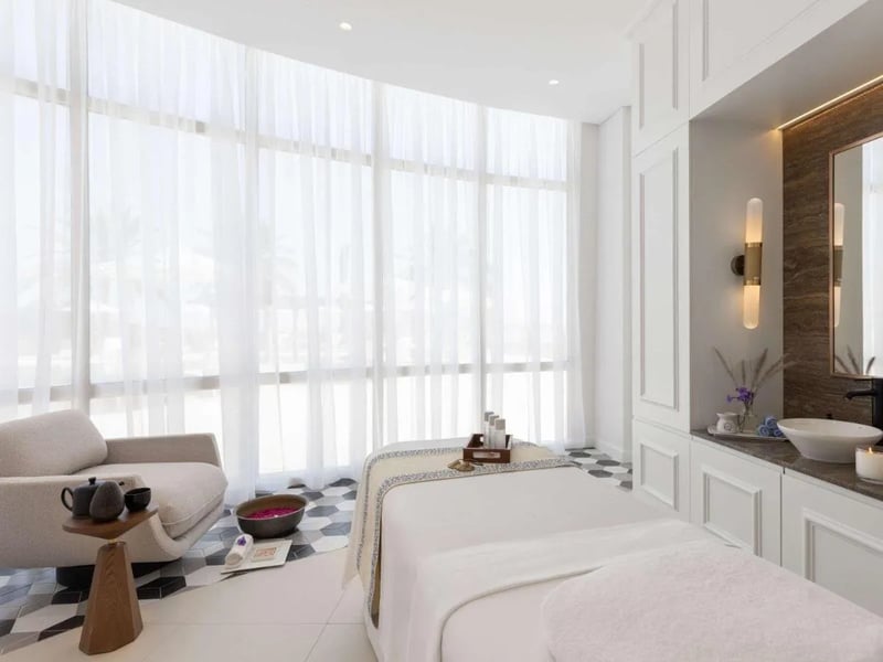 Book a massage or spa treatment on site