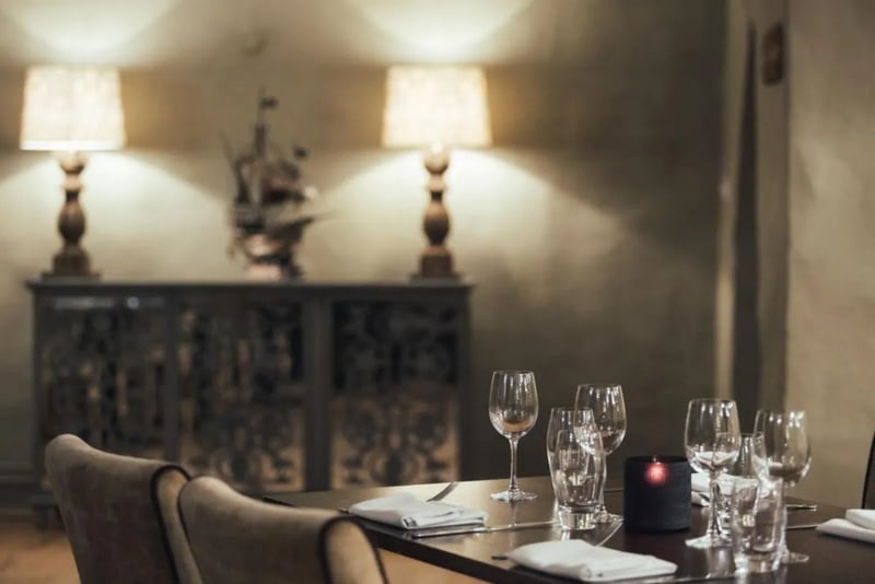 Enjoy a sophisticatedly romantic dinner