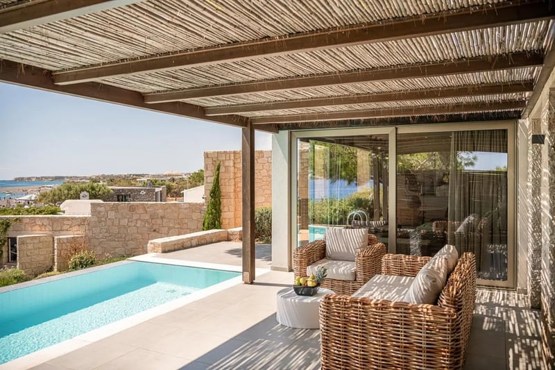Beach Front Villa Sea View @ Kakkos Beach Hotel   Adults Only