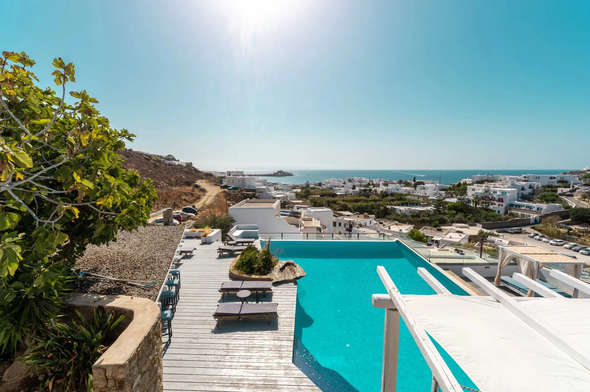 Superior Double Room With Sea View @ Mr  amp  Mrs White Mykonos