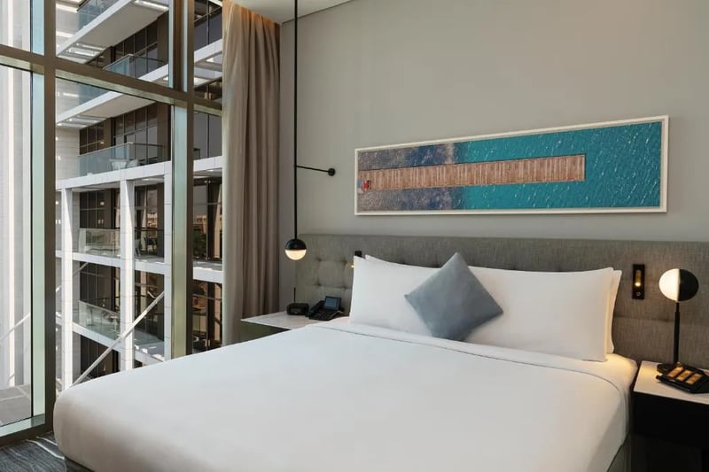 One Bedroom Suite with Balcony  Kitchen  amp  Sofa Bed @ Th8 Palm Dubai Beach Resort  Vignette Collection