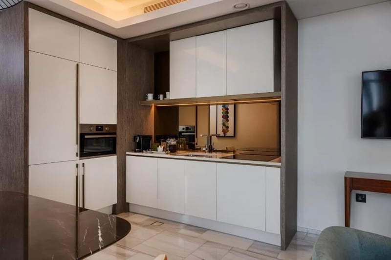 Family Two Bedroom Suite with Arabian Sea View  Balcony  Kitchen  amp  Sofa Bed @ Th8 Palm Dubai Beach Resort  Vignette Collection
