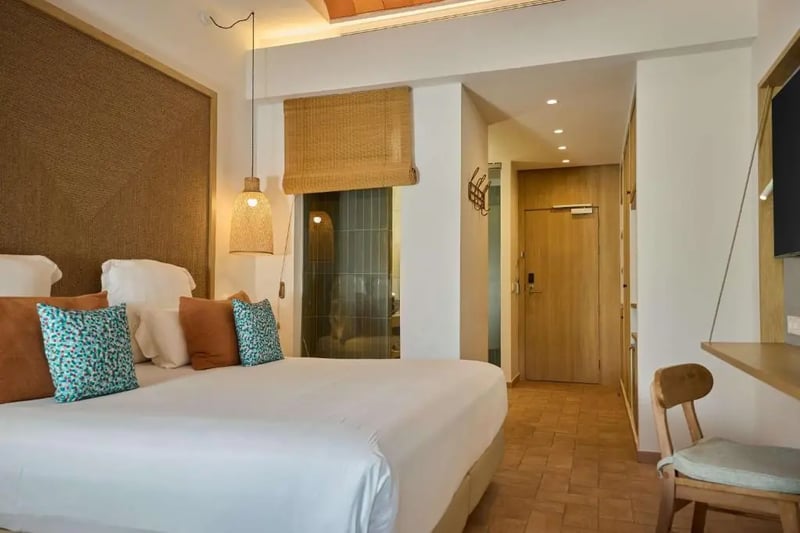 Deluxe King Room with Pool View @ Club Cala San Miguel Hotel  Curio Collection by Hilton
