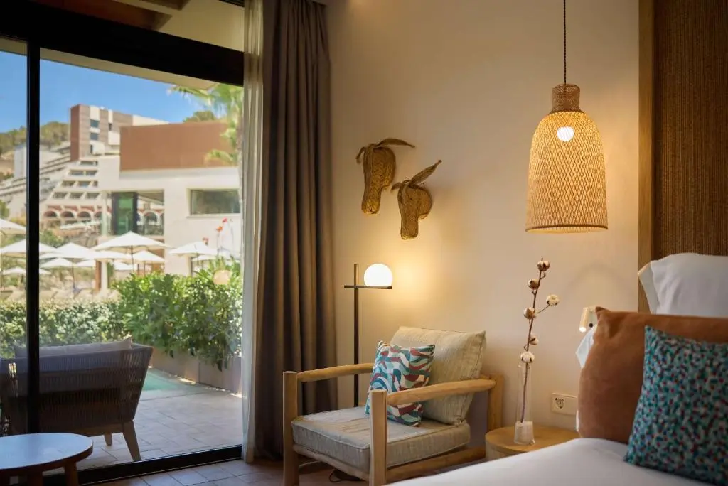 Deluxe King Room with Pool View @ Club Cala San Miguel Hotel  Curio Collection by Hilton