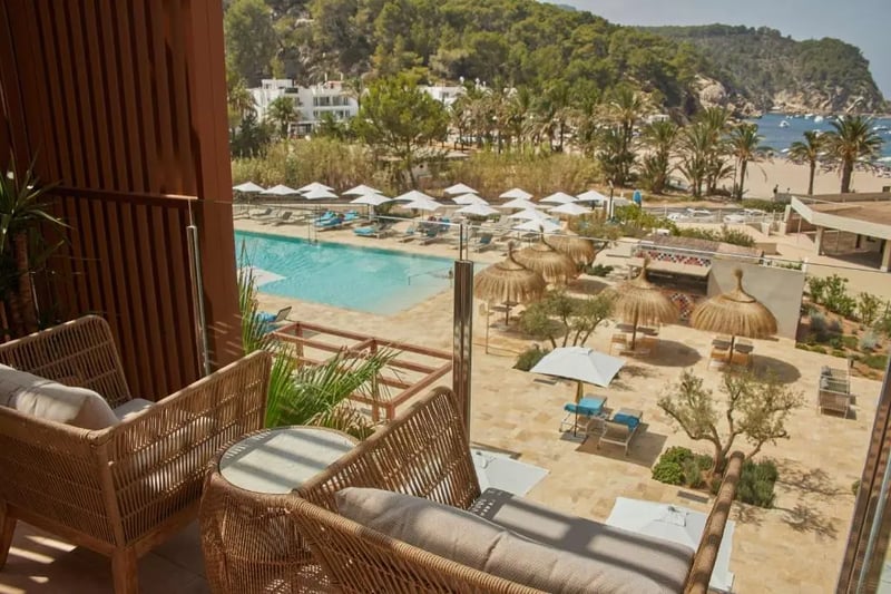 Deluxe King Room with Sea View @ Club Cala San Miguel Hotel  Curio Collection by Hilton