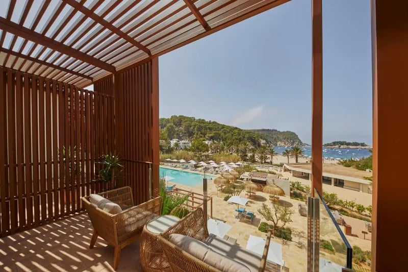 Deluxe King Room with Sea View @ Club Cala San Miguel Hotel  Curio Collection by Hilton
