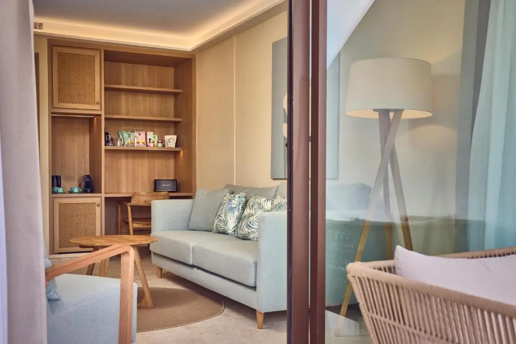Junior King Suite with Sea View @ Cala San Miguel Hotel  Curio Collection by Hilton