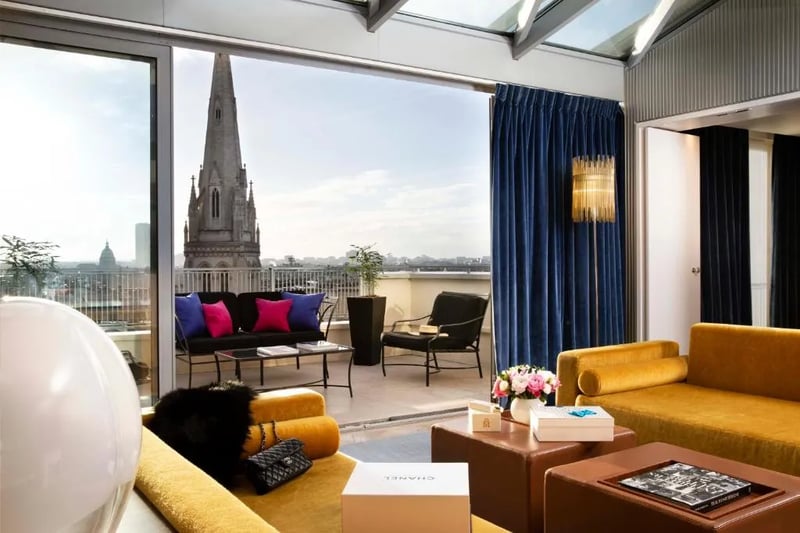 Eiffel Terrace Suite @ H tel De Sers Champs Elys es Paris