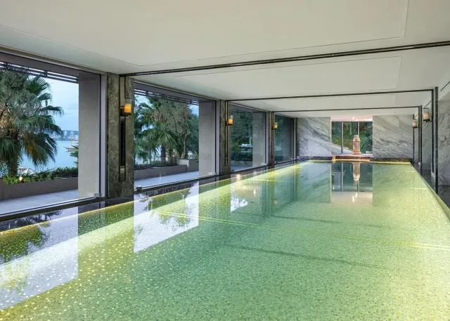 Recharge in the peaceful indoor pool