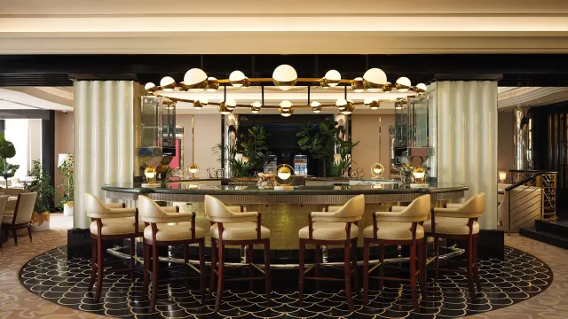 With panoramic River Thames views